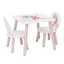 Kids Unicorn Table And Chairs