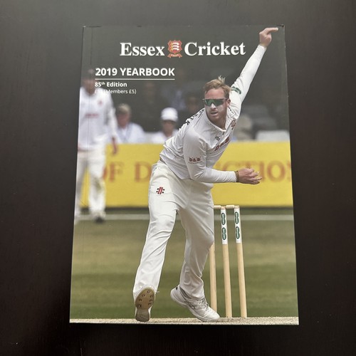 Essex cricket 2019 yearbook - cricket,