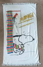 Vintage Snoopy Towel "Ring"  1958 Collectible RARE 24" X 42"