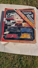 Triang Hornby Model Railways Clockwork Super Set R53 Train Set and Box The Goods