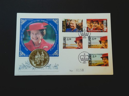 1992 falkland islands queen - islands, queen's