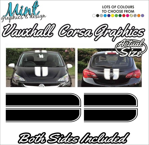 Vauxhall corsa bonnet stripes - vauxhall,