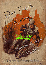 Speedway Retro Style Aged Look