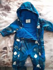 12-18 Month baby Snowsuit by marks and spencer. blue.