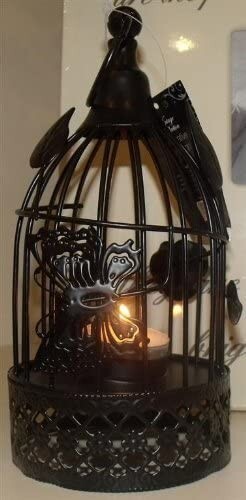 Vintage metal bird - bird, cage
