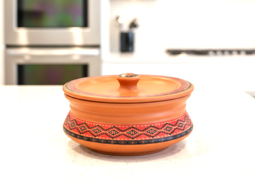 Ceramic terracotta serving - ceramic,
