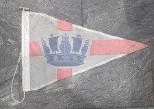 VINTAGE YACHT CLUB BURGEE PENNANT FLAG - Royal Navy Sailing Association