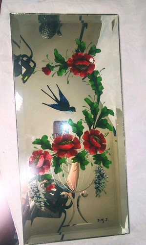 Vintage hand painted - hand,