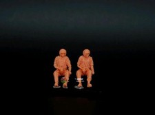 1/64 1/72 1/87 Vietnam War U.s. Uh-1 Huey Helicopter Pilot 2pcs Soldier Model