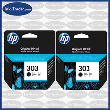 Original HP 303 Black Ink x2