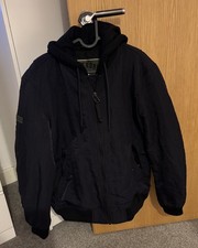 Superdry Jet Black Military MA1 Bomber Jacket, Men’s Size Medium RRP £99.99