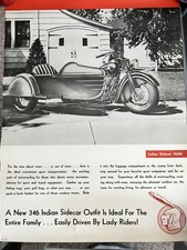 Vintage 1946 indian Sidecar