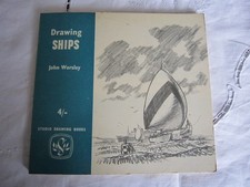 Vintage Book 'Drawing Ships' by John Worsley Illustrated 1962