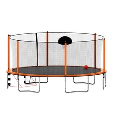 16FT Trampoline w/ Basketball