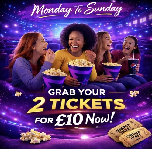 Cineworld cinema tickets - 2,