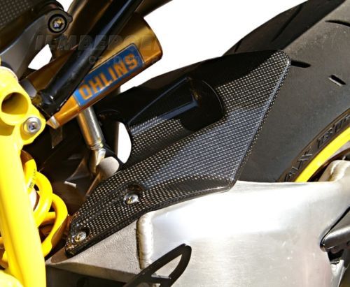 Rear carbon fender - carbon, flap