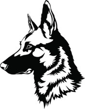 BELGIAN MALINOIS VINYL STICKER
