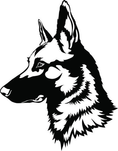 Belgian malinois vinyl sticker - malinois,