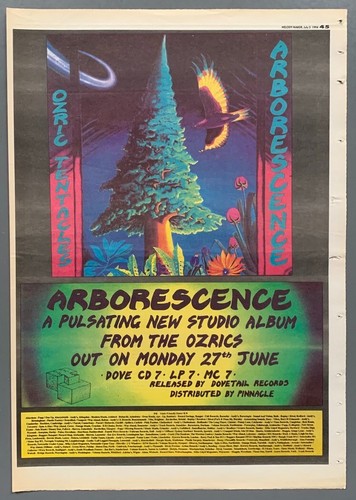 Ozric tentacles 1994 poster - ozric,