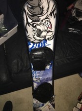 Emsco Group Grafitti Snowboard 110 cm Step-in with Bindings For Kids