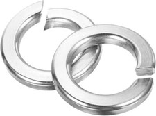 Split Spring Washers Coil Washer Zinc Plated Locking - M4 to M10 - FREE P&P