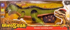 REMOTE CONTROL DINOSAUR WALKING TOY ROBOT SOUND LIGHT KIDS MOVING RADIO ELECTRIC