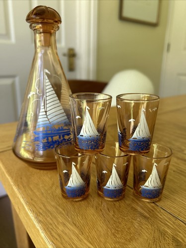 Vintage 1960s decanter set - vintage,