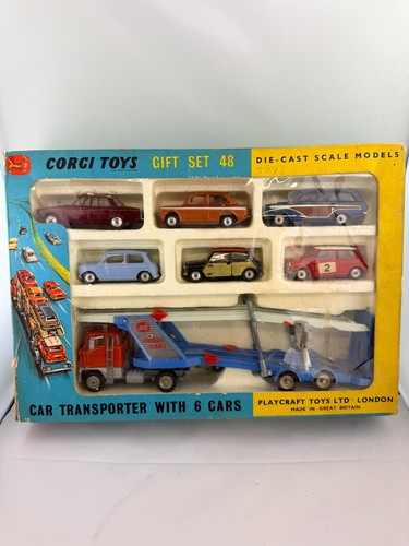 Boxed corgi gift - set, car