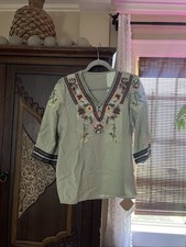 Cherry Betty Embroidered Top