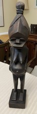 Large Vintage Wooden African