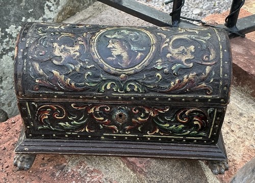 Antique spanish tooled leather - spanish,