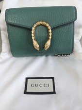 Auth Gucci Green Chain Mini