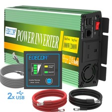 EDECOA Power Inverter 12V 240V