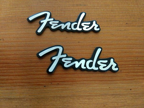 Fender aluminum logo 2 - logo, x