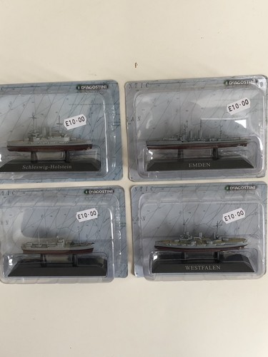 Deagostini warship bundle - warship, (x4)
