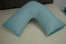 Polycotton V-Pillowcase for Orthopedic, Pregnancy & Nursing Back & Neck Support