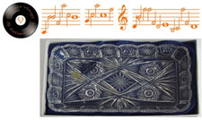 Slovakia Crystal S R O Handmade Tray Boxed Near Mint