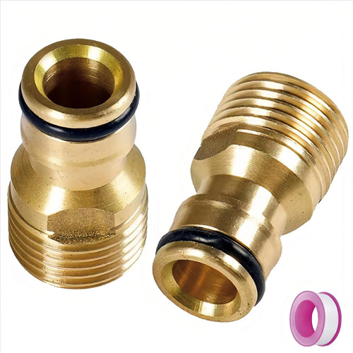 Brass male tap - 1/2",