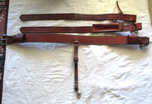 Western brown leather rear - 36",