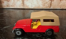 Matchbox Superfast Red No.53 CJ8 JEEP Die-Cast with Hood by Lesney 1977