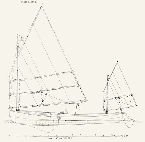 Yachts nautilussail - yachts., 'nautilus(1886)sail