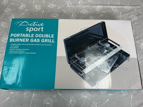 Portable double gas burner - portable,