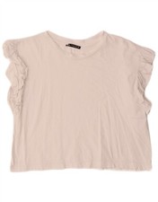 ZARA Womens Crop Blouse Top UK