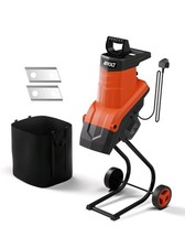 AIVOLT 2500W Garden Shredder, Electric Wood Chipper, Crush up to 45mm, 3600rpm