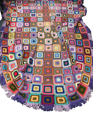 Vintage hand made crocheted - made,