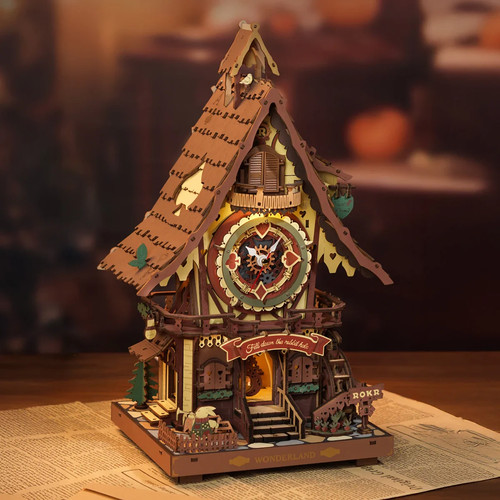 Cuckoo clock wooden puzzle - cuckoo,