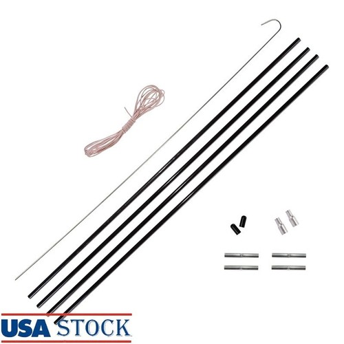 Tent pole replacement - kit, 7mm