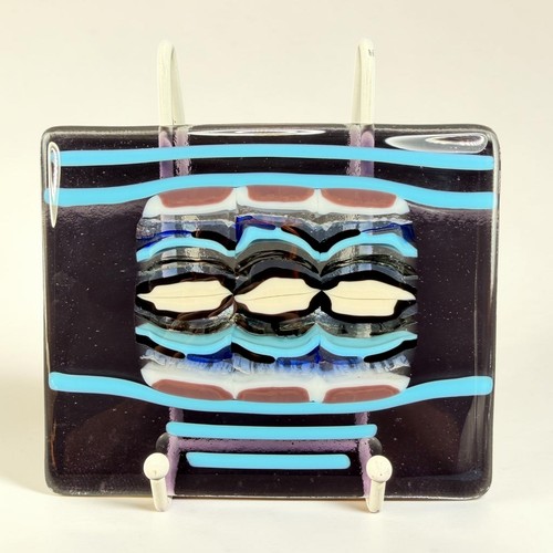 Handmade fused glass - handmade, plate