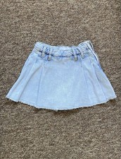 Zara Girls Blue Denim Skort
