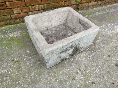 Antique sandstone trough - sandstone,